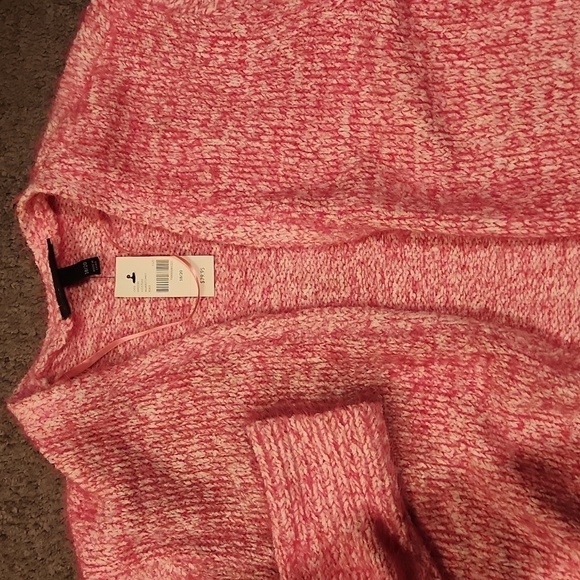LANE BRYANT Women's Pink Cardigan Sweater - Picture 3 of 6